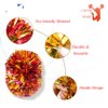 4Pcs Metallic Cheerleading Pom Poms for Kids, Creatiee 2 Pair Cheerleader Cheering Squad Pompoms for Boy Girl School Sports Games Team Spirit Cheer (Blue-Gold)