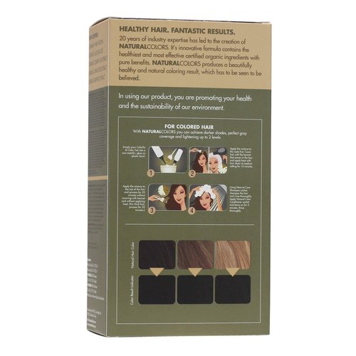 ONC NATURALCOLORS (1N Black) 4 fl. oz. (120 mL) Heat Activated Healthier Permanent Hair Dye with Certified Organic Ingredients, Ammonia Free, Vegan Friendly, 100% Gray Coverage