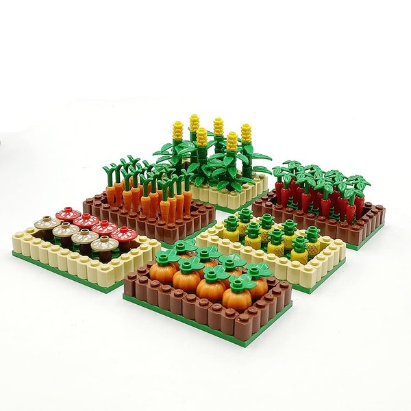dspitwod Cropland Set Farm Field Accessories Building Blocks Brick Playset for 6 Year Old Boys Girls Harvest Seasonal Building Kits for Boys Kids 8-12