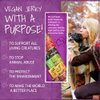 Primal Spirit Vegan Jerky - Soy Protein Energy Pack, 10 g. Plant Based Protein, Certified Non-GMO, No Preservatives, Sports Friendly Packaging The Classics Hickory Smoked and Texas BBQ...