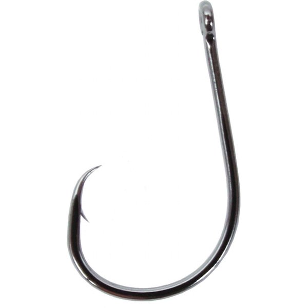 Gamakatsu Straight Eye Inline Octopus Circle Hook-Pack Of 25 (Black, 8/0)