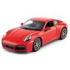 911 Carrera 4S Red with Gray Wheels NEX Models 1/24 Diecast Model Car by Welly 24099r