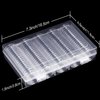 100 Pieces 30 mm Coin Capsules and 5 Sizes (17/ 20/ 25/ 27/ 30 mm) Protect Gasket Coin Holder Case with Storage Organizer Box for Coin Collection Supplies (White)
