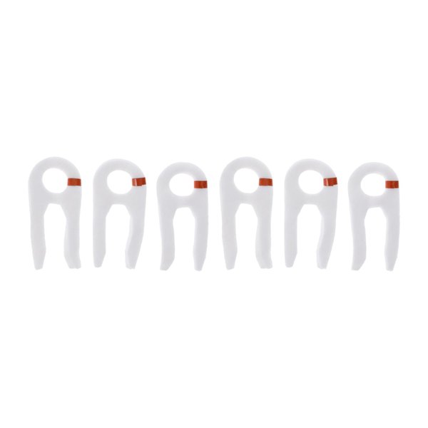 HME Big Dipper Scent Wicks (Pack of 6) | Easy-to-Dip Versatile Scent Wicks with Highly Reflective Orange Bands in Resealable Storage Bag