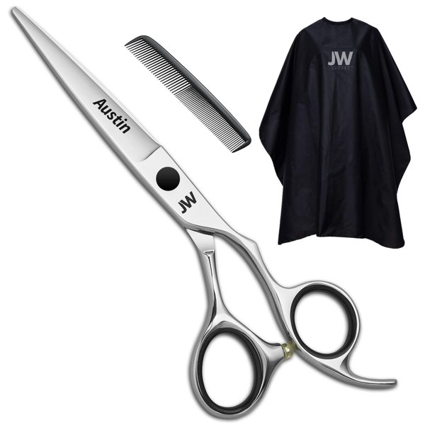 JW Professional Shears Razor Edge Austin Series - Barber & Hair Cutting Scissors/Shears Japanese Stainless Steel