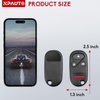 NPAUTO Key Fob Replacement Fits for 1996-2002 Honda Accord, Civic, Prelude, S2000 - Keyless Entry Remote Control Car Key Fobs, A269ZUA101, 39950-S01-A01