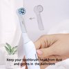 2 Pcs Electric Toothbrush Cover Caps, Electric Toothbrush Head Covers Compatible with Oral B Electric Toothbrush Heads