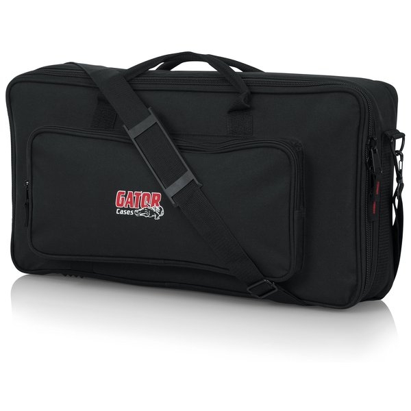 Gator Cases Gig Bag for Micro Controllers, Keyboards, and Multi-Effects Pedals; 23" x 12.125" x 3" (GK-2110),Black
