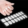 8 Sheets NEWSPIED Gel Nail Strips Stickers Self Adhesive Multicolored Gel Nail Stickers Full Nail Wraps Gradient Glitter Solid Color Nail Polish Strips for Women Manicure Tips Accessories