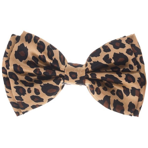 Man of Men Leopard Bow Tie for Men, Leopard Tie, Gold, Brown & Black Bowtie, Cheetah Print Bow Tie