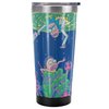 Rick And Morty OFFICIAL Rescue 20 oz Travel Tumbler, Stainless Steel, Vacuum Insulated with Leak Resistant Slide-Lock Lid