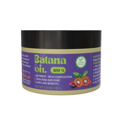 gogodify - 100% Pure Raw Batana Oil for Hair Growth 4.2oz - Organic - Frizz-Free Shine & Scalp Treatment - Sourced From Honduras