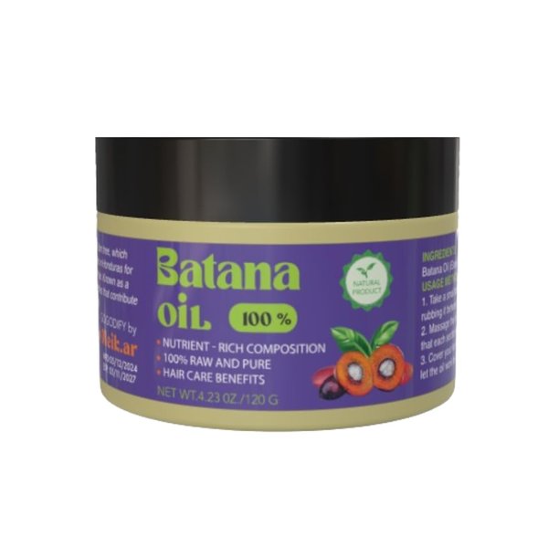 gogodify - 100% Pure Raw Batana Oil for Hair Growth 4.2oz - Organic - Frizz-Free Shine & Scalp Treatment - Sourced From Honduras