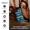 The Grandpa Soap Company Pine Tar Bar Soap for Men- Made With 100% Plant-Based Pine Tar Oil, 3 in 1 Cleanser Deodorizer and Moisturizer, Dermatologist Tested, Safe for Sensitive Skin, 3.25 Oz, 2 Pack
