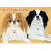 Pipsqueak Japanese Chin Christmas Cards : 10 Holiday Cards with Red Envelopes - ADORABLE!