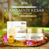 SESA 8% Kumkumadi Kesar Day Cream SPF 20 & PA++ Skin Brightening Ayurvedic Face Moisturizer Face Cream Sun Damage Hydrating with Saffron Lotus Sandalwood for Woman and Men, 50 gm or 1.69 oz