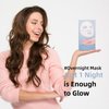 Generic SEUMFY Collagen Face Masks - The Real Collagen 5,000,000ppb Deep Overnight Mask for Lifting,Firming and Moisturizing 40g x 4ea, White