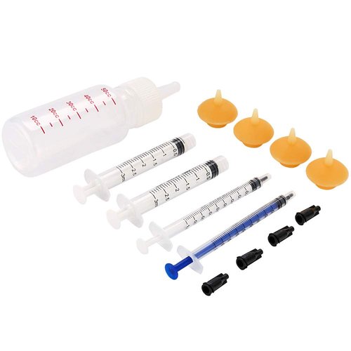 Xuanda Mini Pet Feeding Bottle and Syringes with Nipples for Small Cat Dog Animals (Model 4)