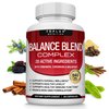 Premium Natural Balance Blend Complex Supplement - Natural 20 Herbs and Vitamins with Cinnamon Non-GMO Vegan, for Men Women, 60 Capsules