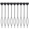 AUEAR, Pull Hair Pin Quick Beader for Loading Beads on Hair Automatic Hair Beader and Styling Kit Ponytail Maker Styling Tooll (16 Pack, Black Color)