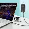 65W USB c Charger,Slim USB Wall Charger,Fast Compact Foldable Charger with GaN PD3.0&PPS,for MacBook Pro/Air iPad Pro,iPhone 16/Pro,Galaxy S23/Note 20,Pixel and More (Black-Dual C)
