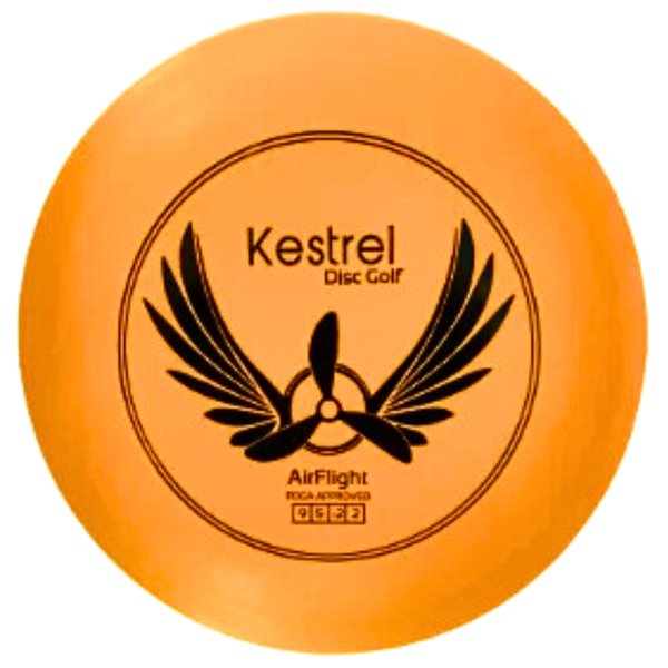 Airlight by Kestrel Discs | Basic Plastic | Easy to Throw Disc Golf Distance Driver (Colors Vary)