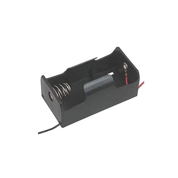 Jameco 1x D Battery Holder with 6" Wires