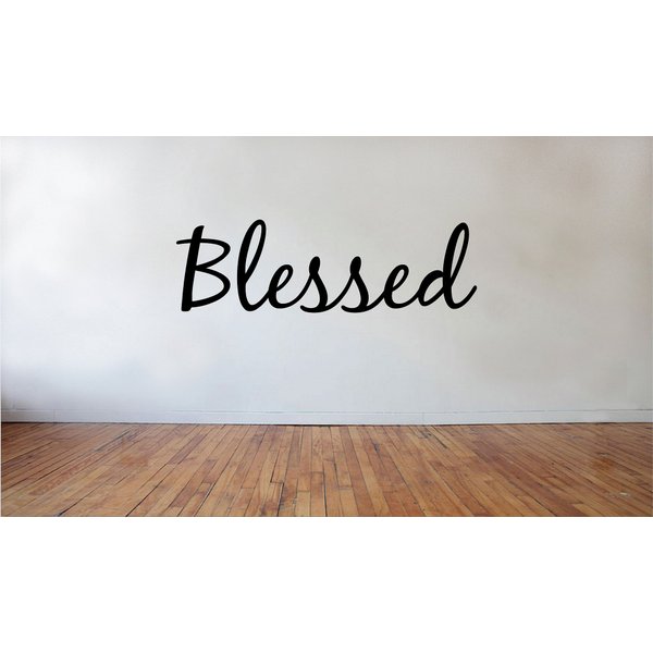 Blinggo Blessed Removable Vinyl Wall Decal Home Décor