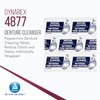 Dynarex Denture Cleanser Tablets - Reduce Odors & Stains - Individually Wrapped, Peppermint Denture Cleaning Tablets - Box of 40 Tablets