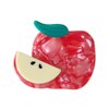 Apple Hair Clip,Acetate Claw Clips,Hair Clips for Women,Red