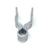 Pressed Steel Chain Link Fence Frame Hinge w/Bolt - (2 Sets Pack) (1-3/8")