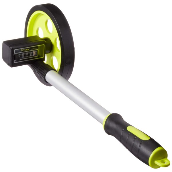 Komelon ML1810 Measuring Wheel for Feet, 6-Inch, Hi-Viz Yellow