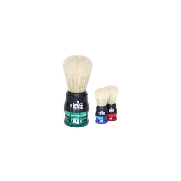 OMEGA Shaving Brush #10077 Boar Bristle 2 Color Handle by Omega