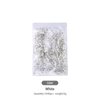 DIAO79NI Rhinestones 1440pcs SS6 Glass Nail Art Crystal Clear White Flatback Gemstones for Crafts Nails Makeup Bags and Shoes Decoration（SS6, Clear White）