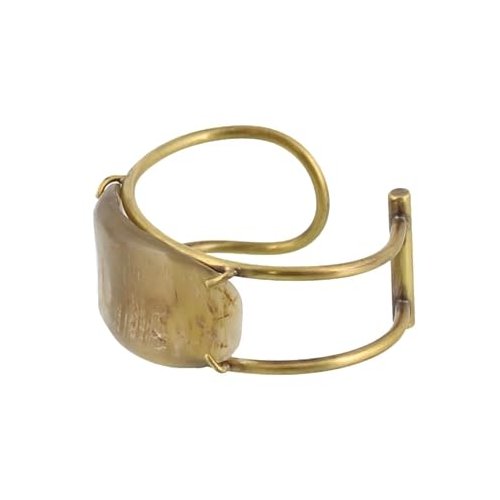 Bayan Wire Cuff with Organic Horn