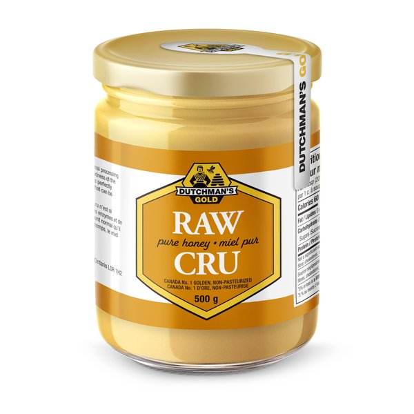 Dutchman's Gold Raw Honey 1.1 lbs - Unfiltered - Non-pasteurized