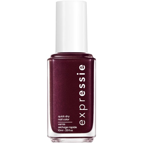 Essie expressie, Quick-Dry Nail Polish, 8-Free Vegan, Dark Purple, Breaking The Bold, 0.33 fl oz