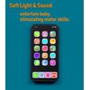 Baby Phone Toy for 1 Year Old Toddlers, Musical Cell Phone Toy with Light and Sound, Pretend Play Toy for Boys and Girls, Gifts for Birthday, Holiday (Black)