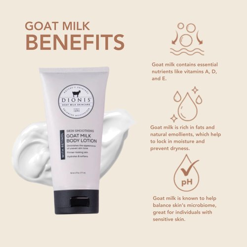 Dionis Goat Milk Skincare Retinol Body Lotion, 6oz