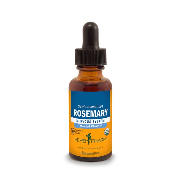 Herb Pharm Certified Organic Rosemary Liquid Extract, 1 Fl Oz (Packaging May Vary)