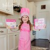 Tickle & Main I Hereby Crown You - Chef Princess Chef Gift Set, Kids Chef Hat and Apron for Girls Age 3-7 Years Old