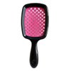 ALINEX Wet & Dry Vented Detangling Hair Brush - Hair brush for All type of Hairs with Black Pink Constrast -Hair Brush Man and Woman,Ultra-soft Tangles Hair Brush