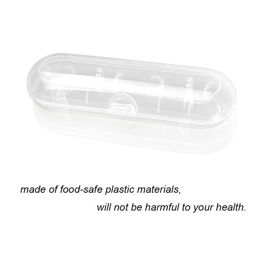 Portable Replacement Plastic Electric Toothbrush Travel Case for Oral-B Pro Series (Transparent)
