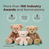 Bearington Candi Rainbow Plush Stuffed Animal Teddy Bear, 12 inches