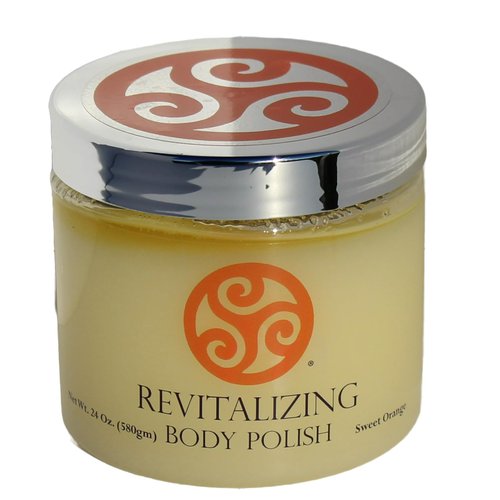 Trillium Organics Body Polish Sweet Orange Salt Scrub 24 Ounce