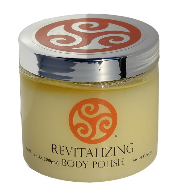 Trillium Organics Body Polish Sweet Orange Salt Scrub 24 Ounce