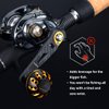 GOMEXUS Power Handle 8x5mm Compatible for Shimano Tranx Curado Daiwa Lexa Quantum Accurist Baitcasting and Conventional Reel Handle Replacements 75mm