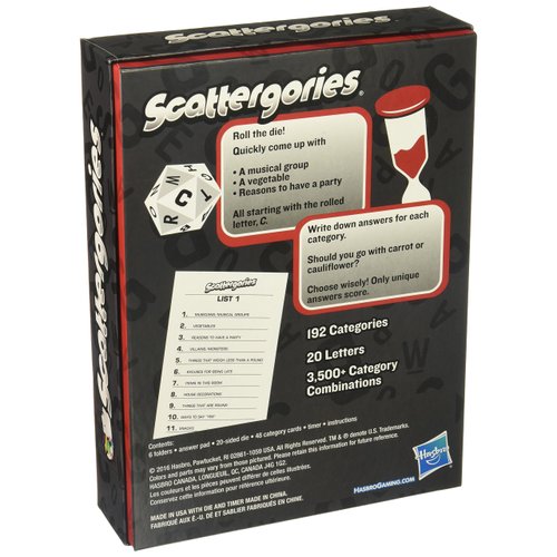 Hasbro Gaming Scattergories Board Game