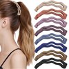 8 PCS Banana Clips Hair for Thick Hair Matte Banana Hair Clips for Women Strong Holder Cute Non-slip Ponytail Bun Holder Hair Accessories for Women Girls