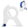QKDS Masking Paint Tape Dispenser, Portable Paint Tape Applicator for Trim, Easy to Grip Rounded Handles and Accurate Tape Application, Saves Time Compact Design for On The Go Usage(White)